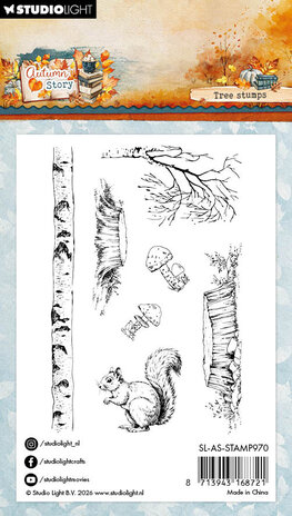 Studio Light Autumn Story Clear Stamps Tree Stumps (SL-AS-STAMP970) Studio Light Autumn Story Clear Stamps Tree Stumps (SL-AS-STAMP970)
