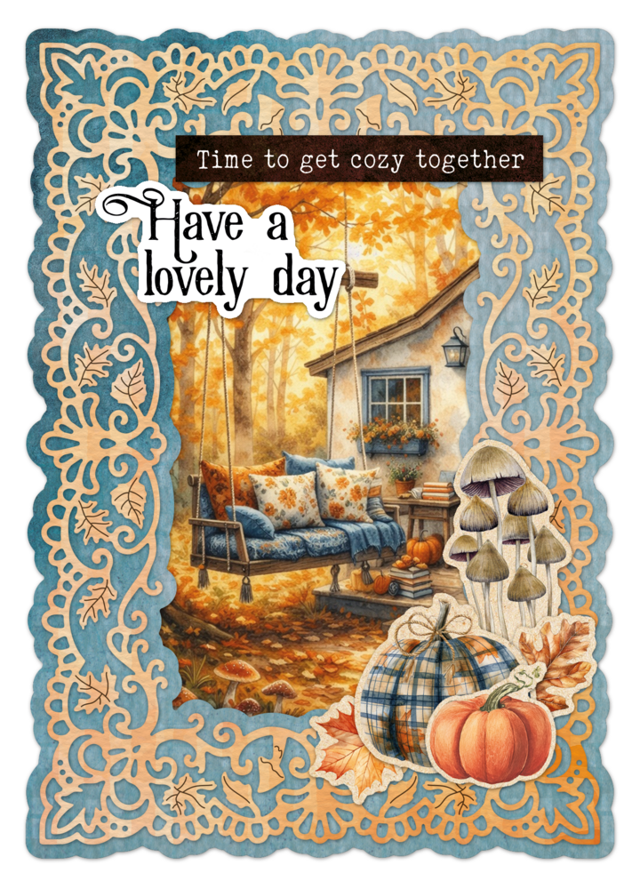 Studio Light Autumn Story Cutting Dies A6 Autumn Frame (SL-AS-CD1122) Studio Light Autumn Story Cutting Dies A6 Autumn Frame (SL-AS-CD1122)
