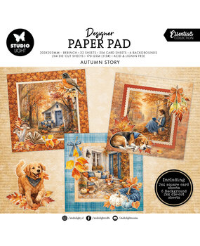 Studio Light Autumn Story Essentials A4 Mixed Paper Pad (SL-ES-DCPP504)