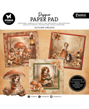 Studio Light Autumn Dreams Essentials A4 Mixed Paper Pad (SL-ES-DCPP505)