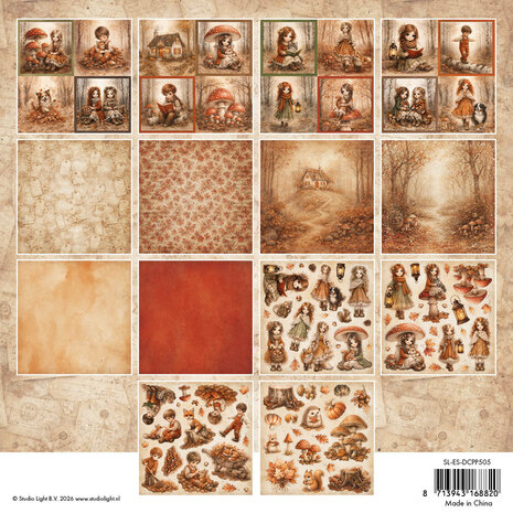Studio Light Autumn Dreams Essentials A4 Mixed Paper Pad (SL-ES-DCPP505) Studio Light Autumn Dreams Essentials A4 Mixed Paper Pad (SL-ES-DCPP505)