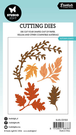 Studio Light Autumn Leaves Essentials Cutting Dies (SL-ES-CD1125) Studio Light Autumn Leaves Essentials Cutting Dies (SL-ES-CD1125)