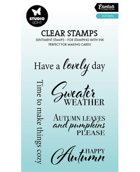 Studio Light Autumn Essentials Clear Stamps (SL-ES-STAMP973)