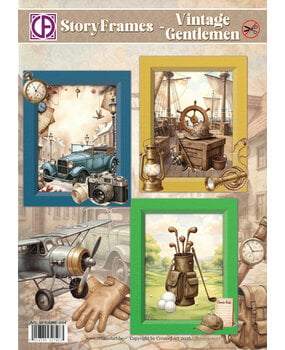 Creatief Art StoryFrames Card Kit Vintage Gentlemen (SFRAME-004)