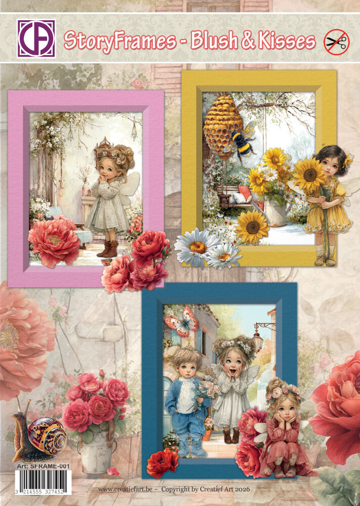 Creatief Art StoryFrames Card Kit Blush & Kisses (SFRAME-001) Creatief Art StoryFrames Card Kit Blush & Kisses (SFRAME-001)