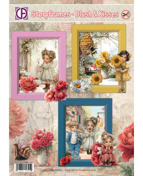 Creatief Art StoryFrames Card Kit Blush & Kisses (SFRAME-001)