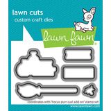 Lawn Fawn Hocus Purr-cus! Add-On Lawn Cuts Dies (LF4190)