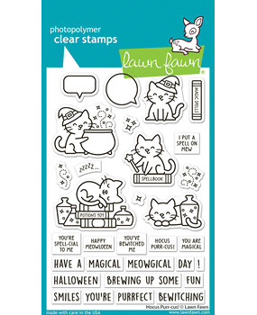 Lawn Fawn Hocus Purr-cus! Clear Stamps (LF4186) Lawn Fawn Hocus Purr-cus! Clear Stamps (LF4186)