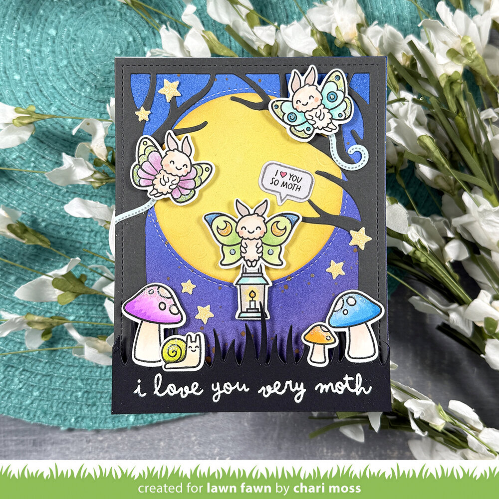 Lawn Fawn I Like Cute Moths Add-On Clear Stamps (LF4195) Lawn Fawn I Like Cute Moths Add-On Clear Stamps (LF4195)
