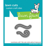 Lawn Fawn I Like Cute Moths Add-On Lawn Cuts Dies (LF4196)