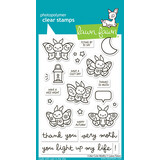 Lawn Fawn I Like Cute Moths Clear Stamps (LF4192)