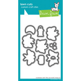 Lawn Fawn I Like Cute Moths Lawn Cuts Dies (LF4193)