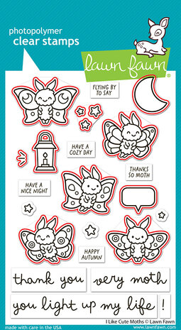 Lawn Fawn I Like Cute Moths Lawn Cuts Dies (LF4193) Lawn Fawn I Like Cute Moths Lawn Cuts Dies (LF4193)