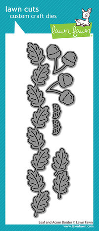 Lawn Fawn Leaf and Acorn Border Lawn Cuts Dies (LF4211) Lawn Fawn Leaf and Acorn Border Lawn Cuts Dies (LF4211)