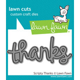 Lawn Fawn Scripty Thanks Lawn Cuts Dies (LF0690)