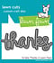 Scripty Thanks Lawn Cuts Dies (LF0690)
