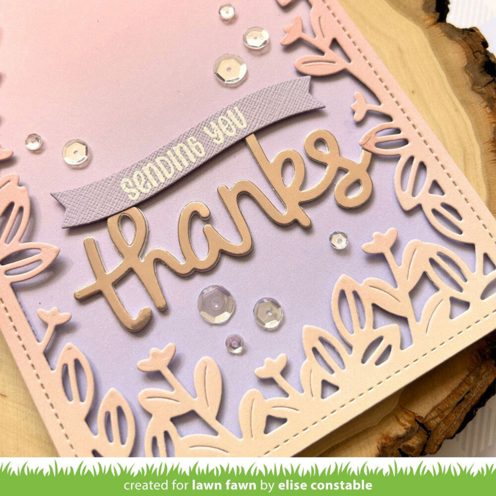Lawn Fawn Scripty Thanks Lawn Cuts Dies (LF0690) Lawn Fawn Scripty Thanks Lawn Cuts Dies (LF0690)