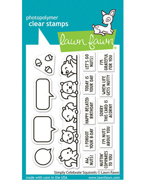 Lawn Fawn Simply Celebrate Squirrels Clear Stamps (LF3881) Lawn Fawn Simply Celebrate Squirrels Clear Stamps (LF3881)