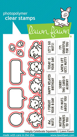 Lawn Fawn Simply Celebrate Squirrels Lawn Cuts Dies (LF3882) Lawn Fawn Simply Celebrate Squirrels Lawn Cuts Dies (LF3882)