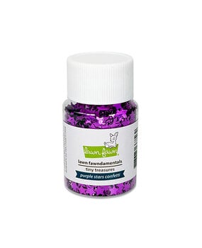 Lawn Fawn Tiny Treasures Purple Stars Confetti (LF4217)