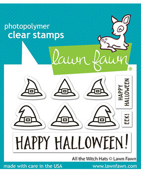 Lawn Fawn All the Witch Hats Clear Stamps (LF4200) Lawn Fawn All the Witch Hats Clear Stamps (LF4200)