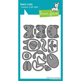 Lawn Fawn Build-A-Cat Lawn Cuts Dies (LF4206)