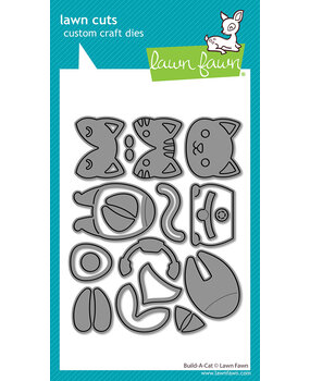 Lawn Fawn Build-A-Cat Lawn Cuts Dies (LF4206) Lawn Fawn Build-A-Cat Lawn Cuts Dies (LF4206)