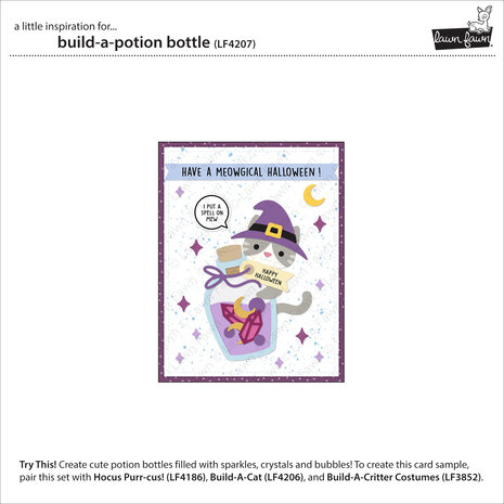 Lawn Fawn Build-A-Potion Bottle Lawn Cuts Dies (LF4207) Lawn Fawn Build-A-Potion Bottle Lawn Cuts Dies (LF4207)