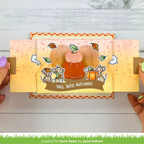 Lawn Fawn Fall Mice Clear Stamps (LF4197) Lawn Fawn Fall Mice Clear Stamps (LF4197)