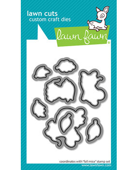 Lawn Fawn Fall Mice Lawn Cuts Dies (LF4198)