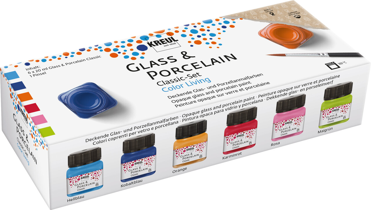 Kreul KREUL Glass & Porcelain Classic Color Living 20 ml (6pcs) (16604)
