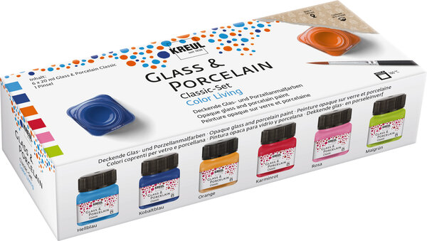 Kreul KREUL Glass & Porcelain Classic Color Living 20 ml (6pcs) (16604)