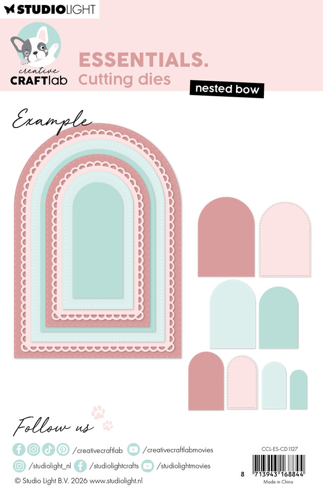 Creative Craftlab Nested Bow Essentials Cutting Dies (CCL-ES-CD1127) Creative Craftlab Nested Bow Essentials Cutting Dies (CCL-ES-CD1127)