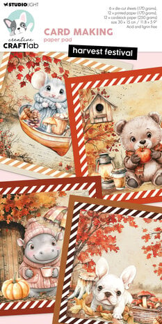 Creative Craftlab Harvest Festival Essentials Card Making Paper Pad (CCL-ES-CMP47) Creative Craftlab Harvest Festival Essentials Card Making Paper Pad (CCL-ES-CMP47)
