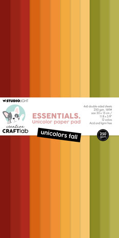 Creative Craftlab Unicolors Fall Essentials Unicolor Paper Pad (CCL-ES-UPP506) Creative Craftlab Unicolors Fall Essentials Unicolor Paper Pad (CCL-ES-UPP506)