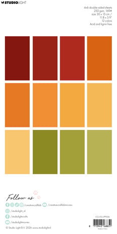 Creative Craftlab Unicolors Fall Essentials Unicolor Paper Pad (CCL-ES-UPP506) Creative Craftlab Unicolors Fall Essentials Unicolor Paper Pad (CCL-ES-UPP506)