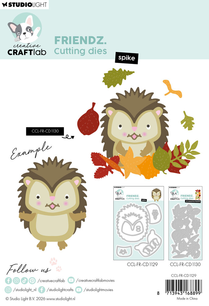 Creative Craftlab Friendz Cutting Dies Spike (CCL-FR-CD1129) Creative Craftlab Friendz Cutting Dies Spike (CCL-FR-CD1129)