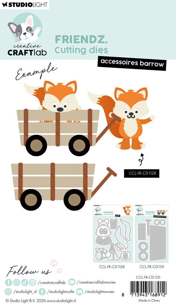 Creative Craftlab Friendz Cutting Dies Accessoires Barrow (CCL-FR-CD1131) Creative Craftlab Friendz Cutting Dies Accessoires Barrow (CCL-FR-CD1131)