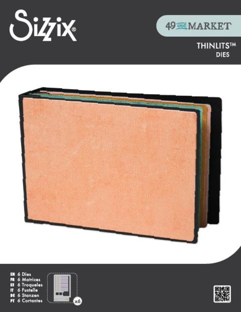 Sizzix Thinlits Die Set Build an Album (6pcs) by 49 & Market (667176) Sizzix Thinlits Die Set Build an Album (6pcs) by 49 & Market (667176)