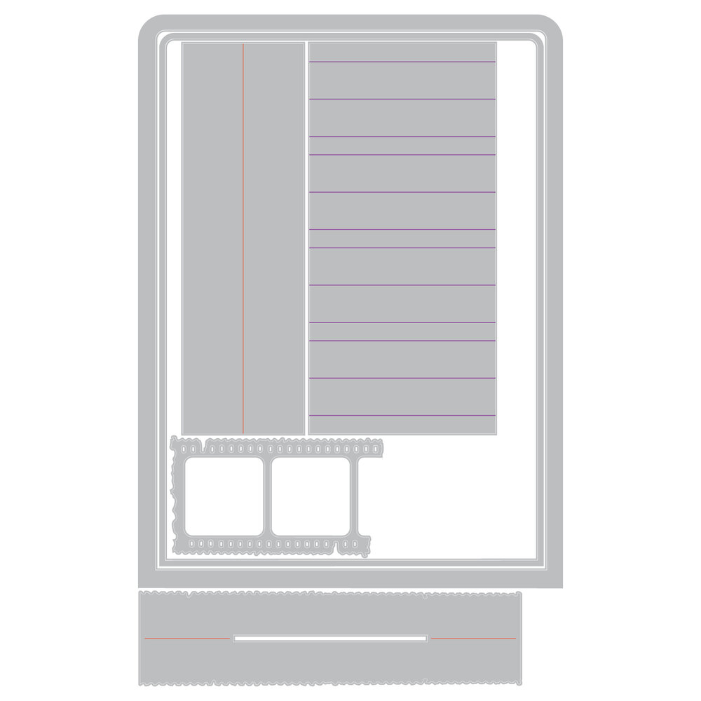 Sizzix Thinlits Die Set Build an Album (6pcs) by 49 & Market (667176) Sizzix Thinlits Die Set Build an Album (6pcs) by 49 & Market (667176)