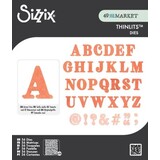 Sizzix Thinlits Die Set Lino Type Revival (36pcs) by 49 & Market (667221)