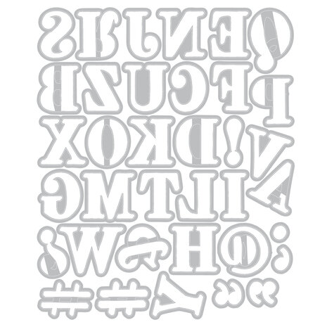 Sizzix Thinlits Die Set Lino Type Revival (36pcs) by 49 & Market (667221) Sizzix Thinlits Die Set Lino Type Revival (36pcs) by 49 & Market (667221)