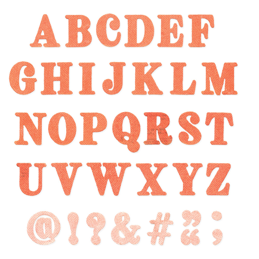 Sizzix Thinlits Die Set Lino Type Revival (36pcs) by 49 & Market (667221) Sizzix Thinlits Die Set Lino Type Revival (36pcs) by 49 & Market (667221)