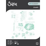 Sizzix Clear Stamps Set Holiday Textures (11pcs) by 49 & Market (667181)