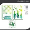 Sizzix Clear Stamps Set w/ Stencils Set Outdoor Essentials (13+1pcs) by 49 & Market (667185) Sizzix Clear Stamps Set w/ Stencils Set Outdoor Essentials (13+1pcs) by 49 & Market (667185)