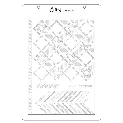 Sizzix Clear Stamps Set w/ Stencils Set Outdoor Essentials (13+1pcs) by 49 & Market (667185) Sizzix Clear Stamps Set w/ Stencils Set Outdoor Essentials (13+1pcs) by 49 & Market (667185)