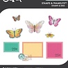 Sizzix Clear Stamps Set w/Framelit Dies Postage Wings (11+10pcs) by 49 & Market (667182) Sizzix Clear Stamps Set w/Framelit Dies Postage Wings (11+10pcs) by 49 & Market (667182)