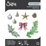 Sizzix Clear Stamps Set w/Framelit Dies Build a Wreath (9+8pcs) by 49 & Market (667175)
