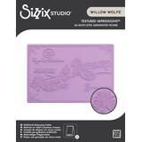 Sizzix Studio A6 Multi-Level Embossing Folder Vintage Label by Willow Wolfe (667029)