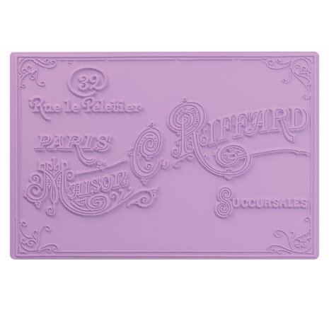 Sizzix Studio A6 Multi-Level Embossing Folder Vintage Label by Willow Wolfe (667029) Sizzix Studio A6 Multi-Level Embossing Folder Vintage Label by Willow Wolfe (667029)